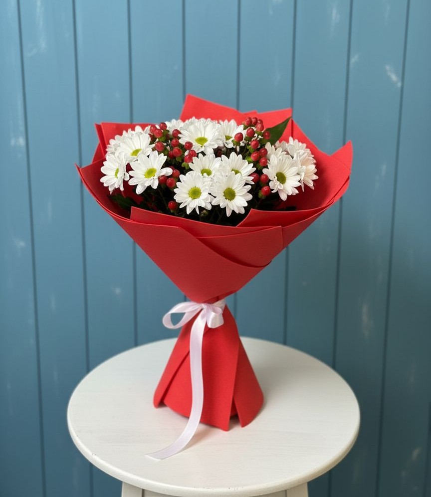 Букет цветов из: Хризантемы в Майдарово