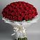 Букет 101 Красная роза Блэк Мэджик в Майдарово