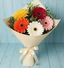 Букет цветов из:  Герберы #REPLACE_PRED# Майдарово