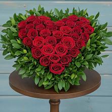 Цветочная композиция из Розы в виде сердца #REPLACE_PRED# Майдарово