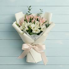 Букет цветов из:  Альстромерии в Майдарово