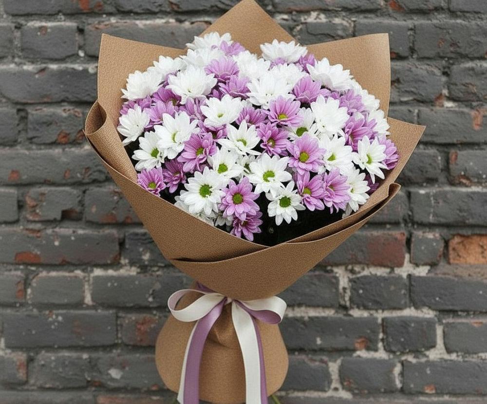 Букет цветов из: Хризантемы в Майдарово