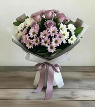 Букет цветов из:  Хризантемы и Розы #REPLACE_PRED# Майдарово