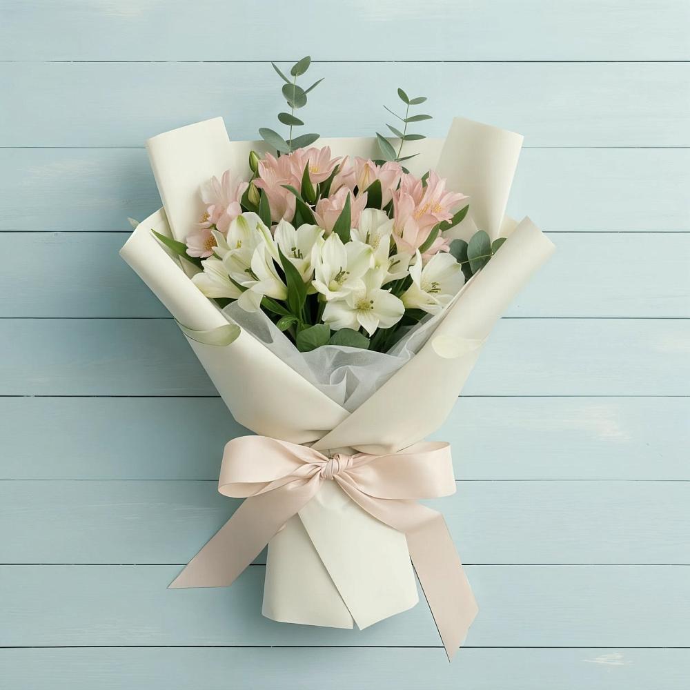 Букет цветов из: Альстромерии в Майдарово