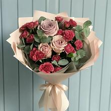 Букет цветов из:  Гвоздики и Розы в Майдарово