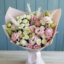 Букет цветов из:  Альстромерии и Розы в Майдарово