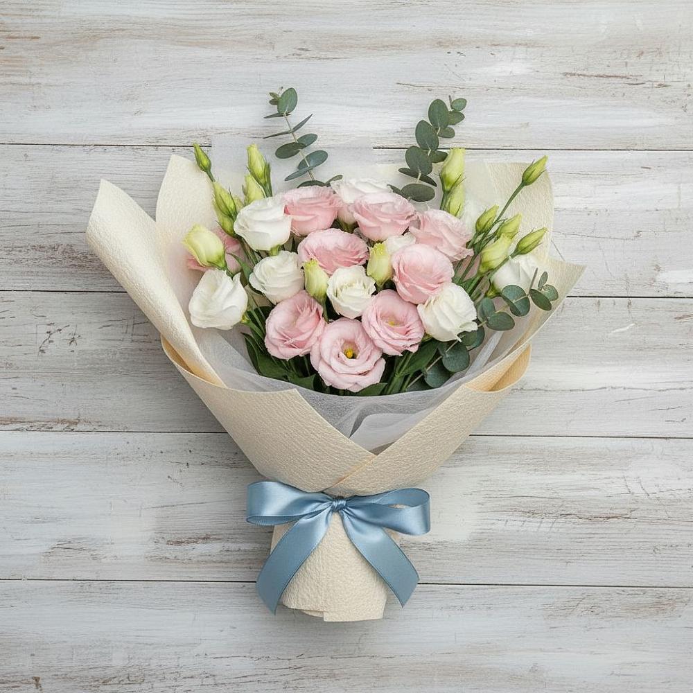 Букет цветов из: Лизиантусы в Майдарово